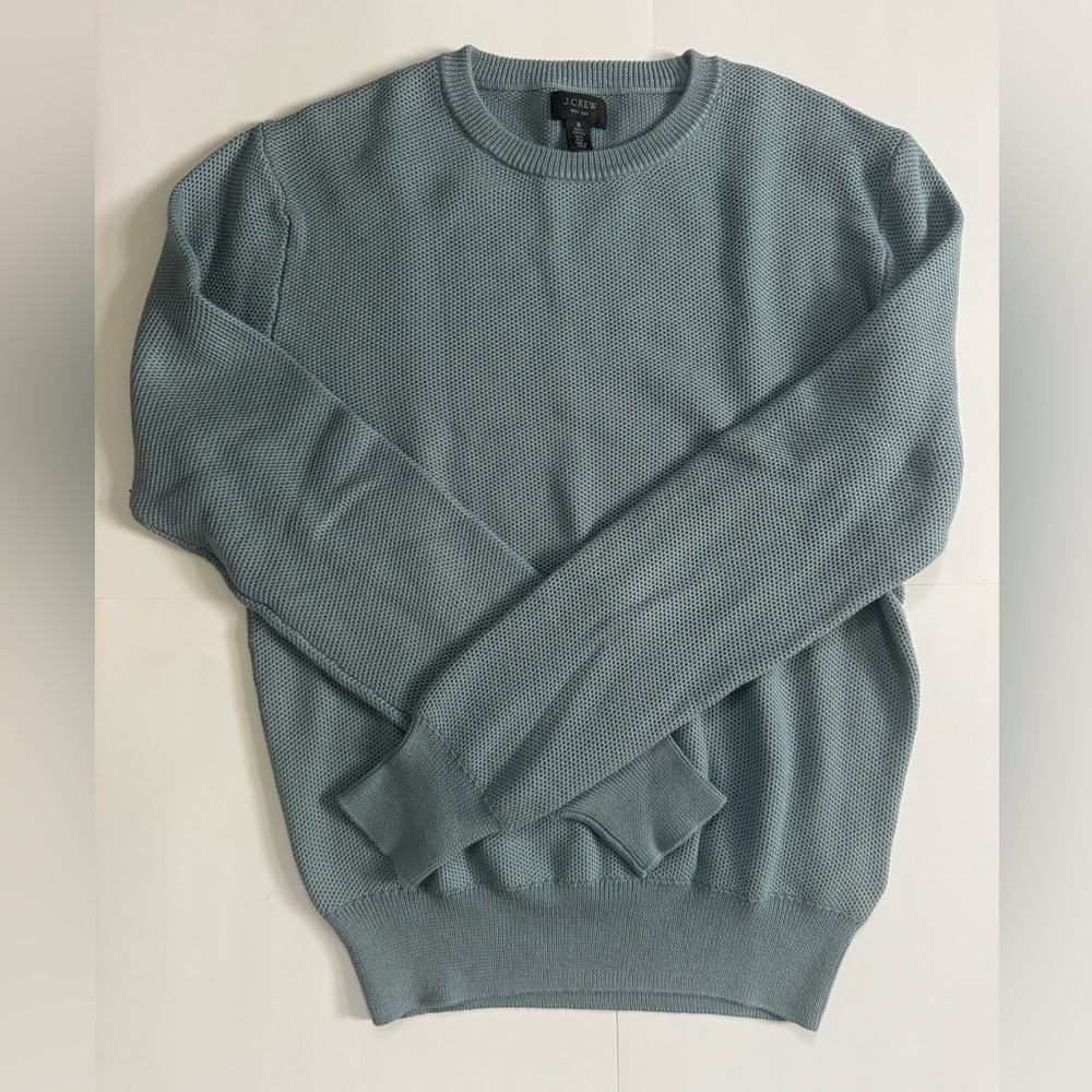 Jcrew mens NWOT cotton silk blend sweater